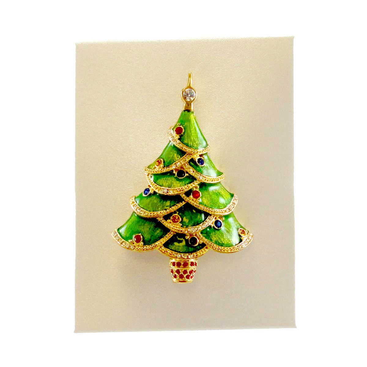 (2247) Luminous Christmas Tree Pin