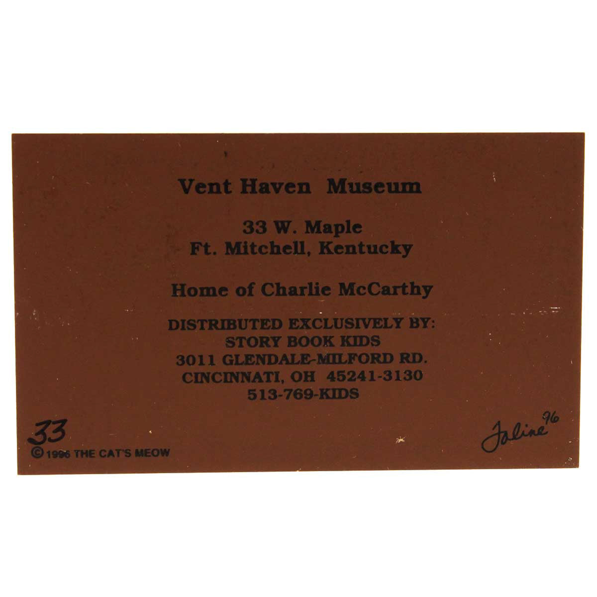 Cat's Meow Village Vent Haven Museum - - SBKGifts.com