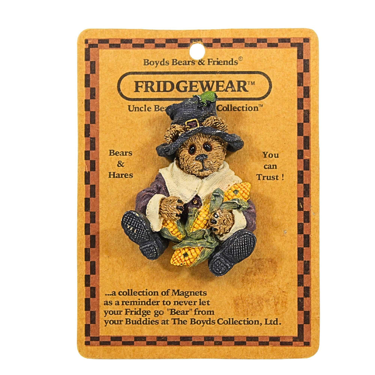 Boyds Bears Resin Fridgewear Garden Magnet S/3 - - SBKGifts.com