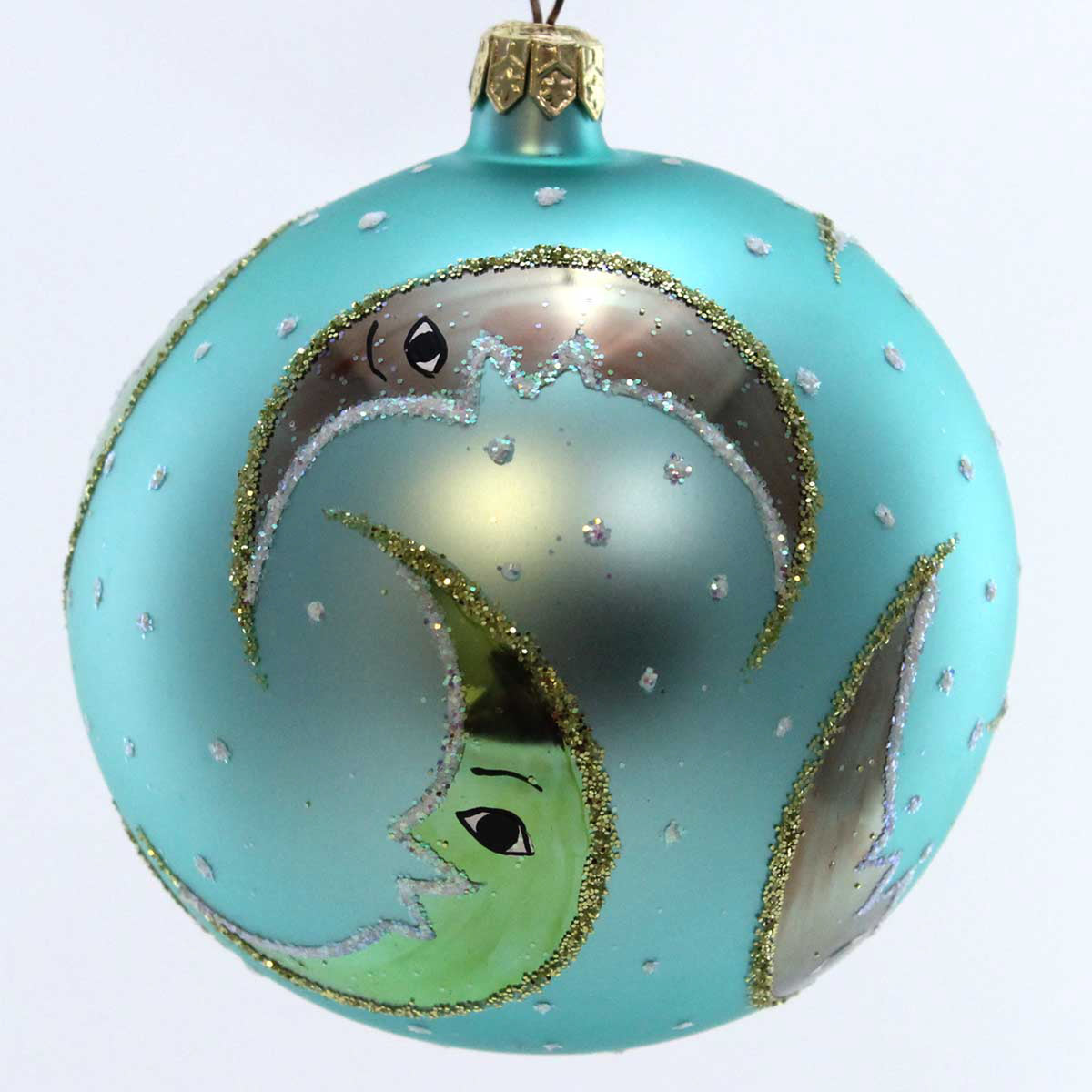 Christopher Radko Crescent Moons Face Man - - SBKGifts.com