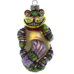 Holiday Ornament Cheshire Cat Glass Kitten Grin Ta5008 (22850)