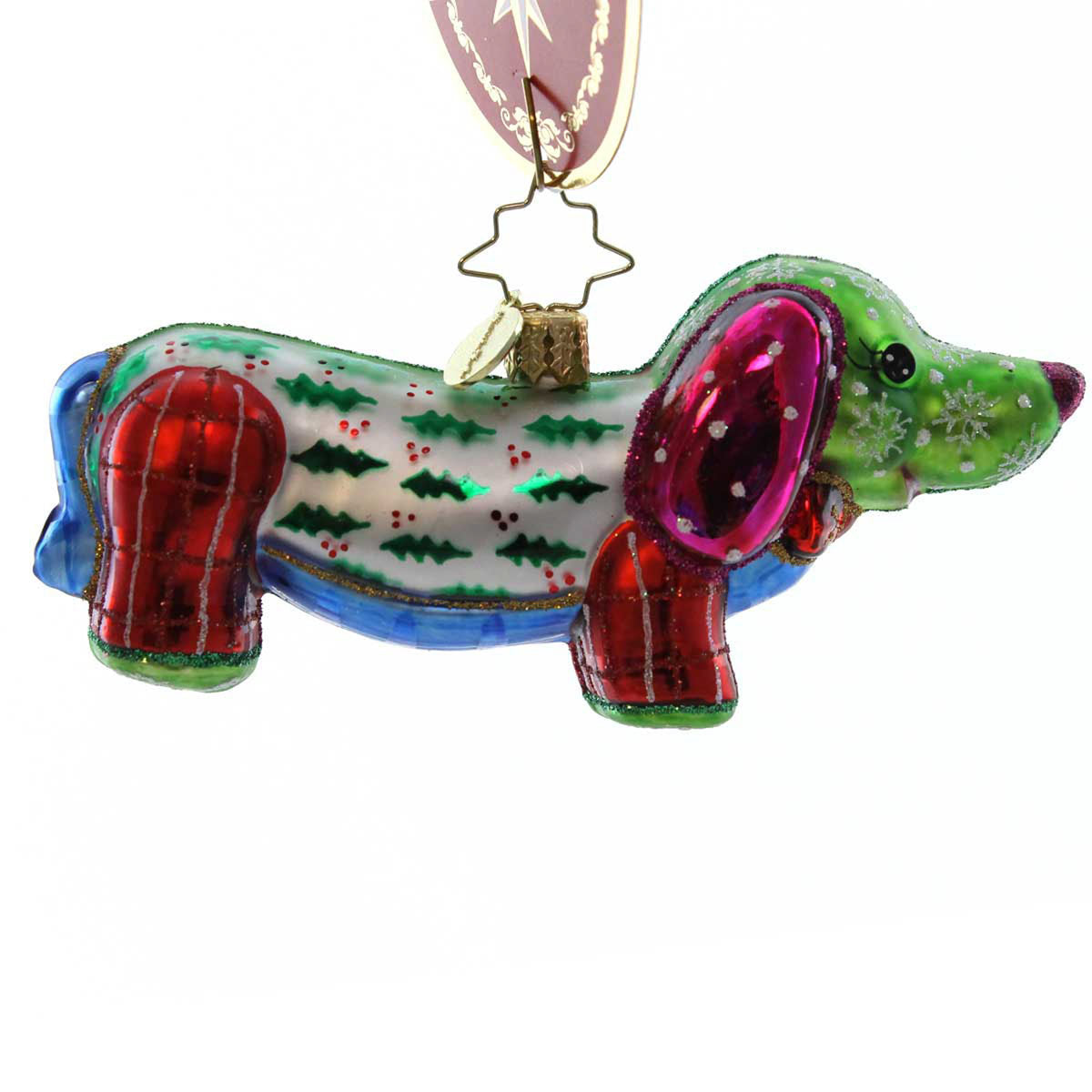 Christopher Radko Patchwork Winnie - - SBKGifts.com