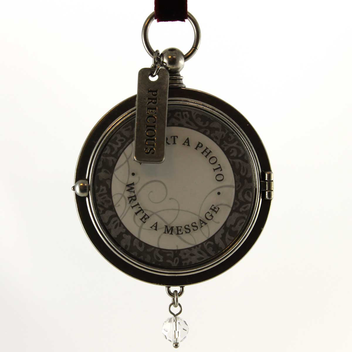 Holiday Ornament Cute As A Button Keepsake Locket Ornament - - SBKGifts.com