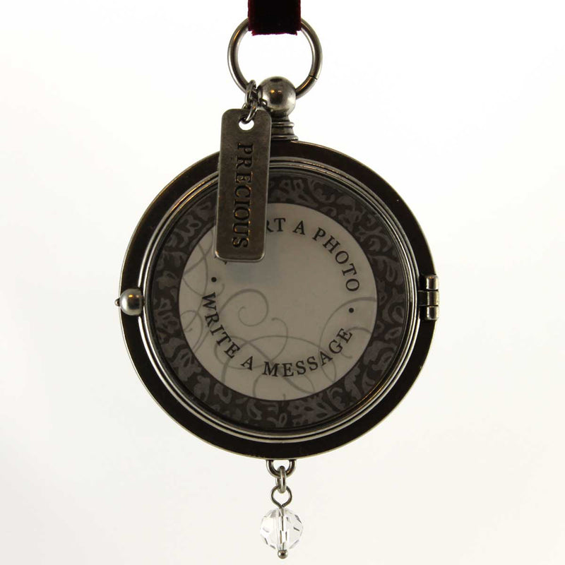 Holiday Ornament Cute As A Button Keepsake Locket Ornament - - SBKGifts.com