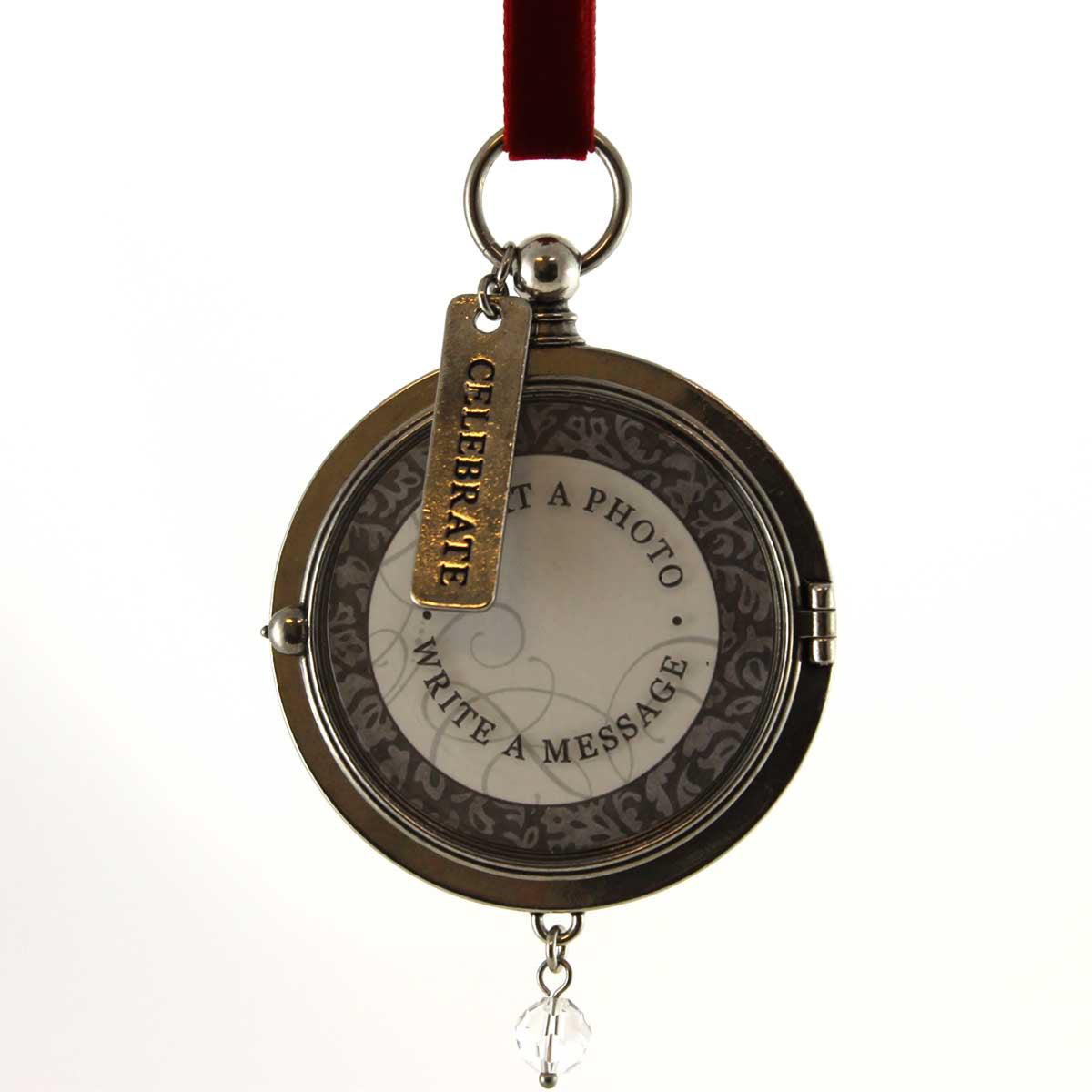 Holiday Ornament Merry Christmas Keepsake Locket Ornament - - SBKGifts.com