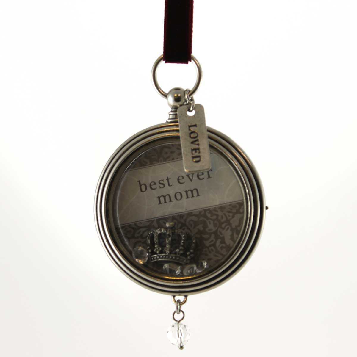 (23252) Best Ever Mom Keepsake Locket Ornament