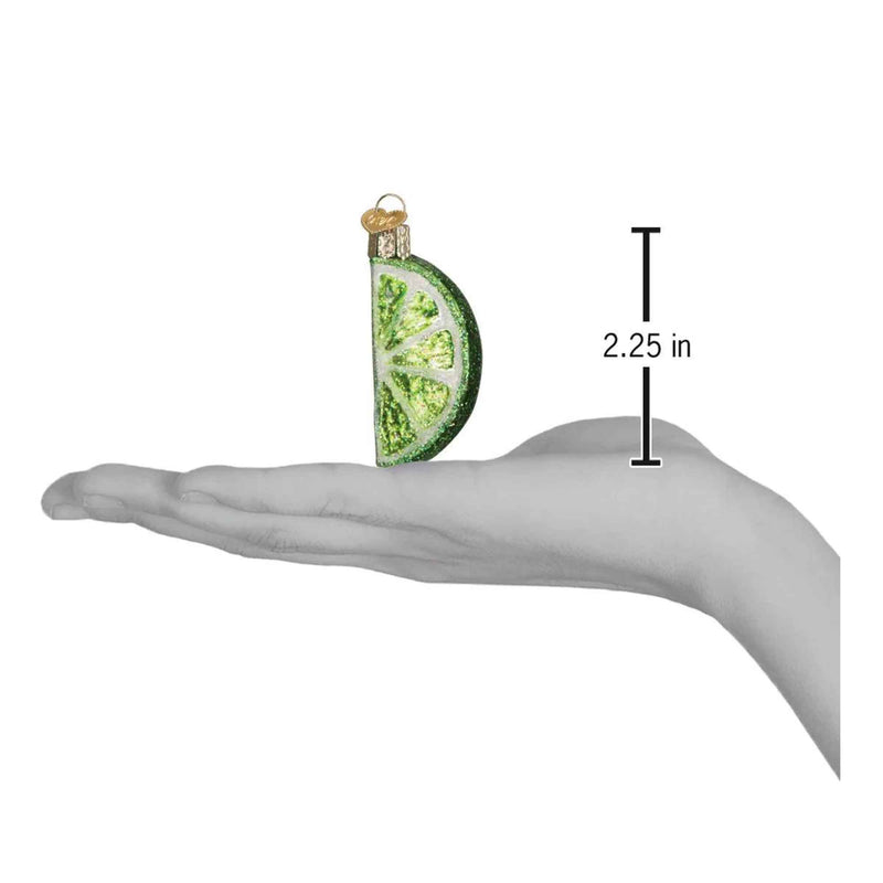 Old World Christmas Lime Slice - - SBKGifts.com