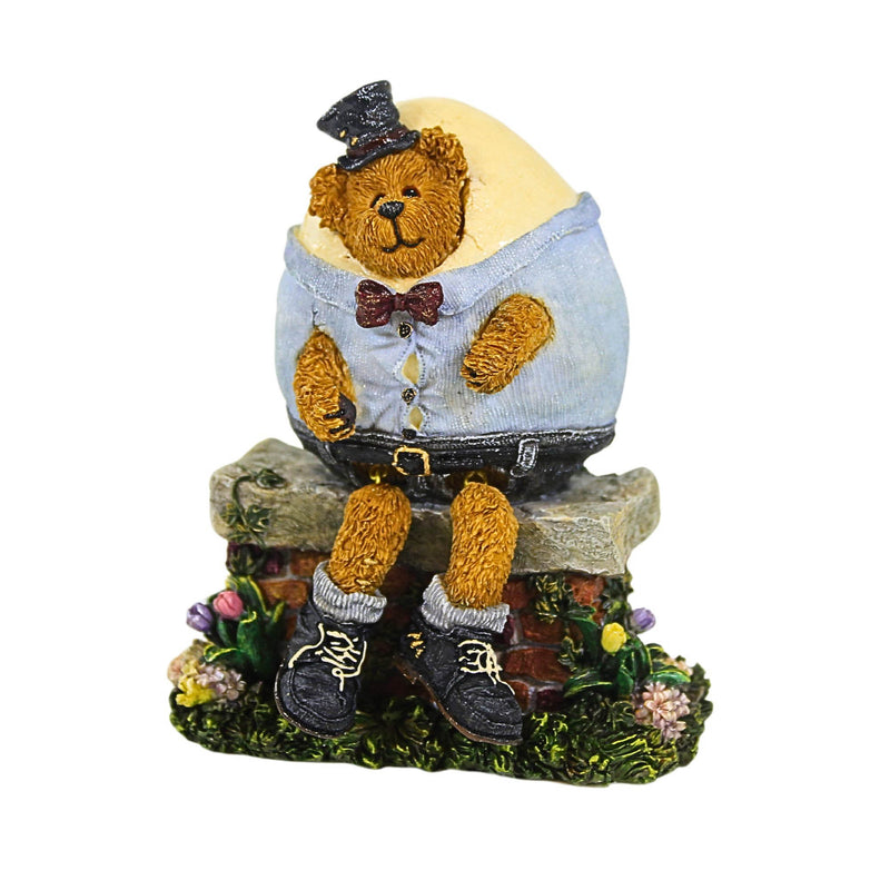 Boyds Bears Resin Humpy Dumpy...All Cracked Up - 1 Figurine 4 Inch, Resin - Fairy Tale Bearstone 2E 2458 (2354)