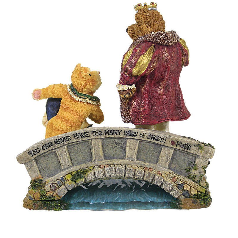 Boyds Bears Resin Puss N. Boots With His Majesty - - SBKGifts.com