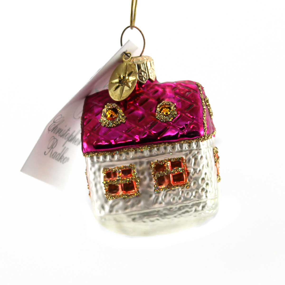 Christopher Radko Mini Manor House - - SBKGifts.com