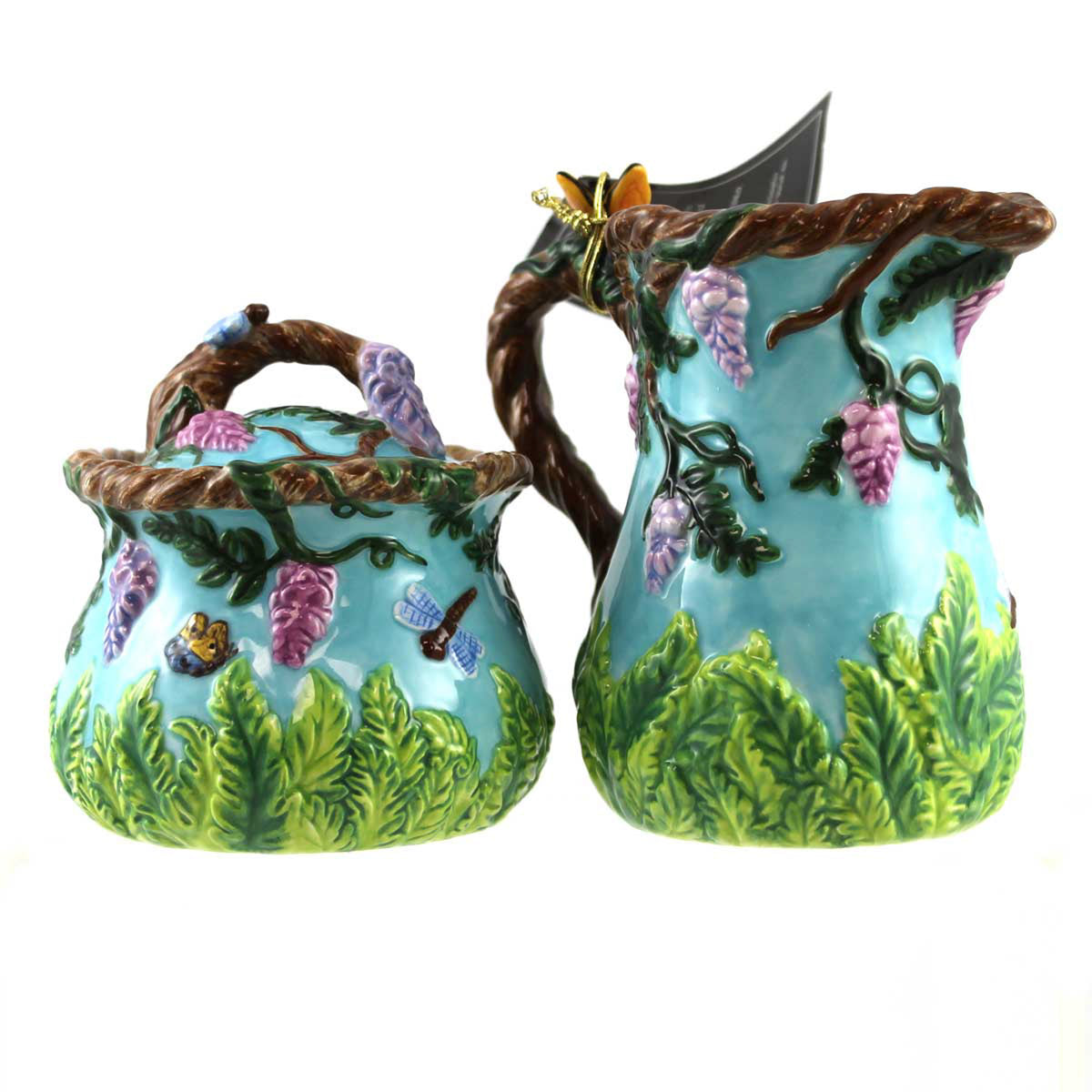 Christopher Radko Fern Meadow Sugar/Creamer - - SBKGifts.com