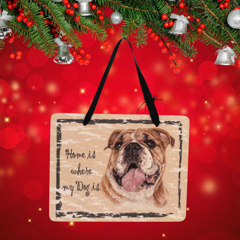 This Little Piggy English Bulldog Plaque - - SBKGifts.com