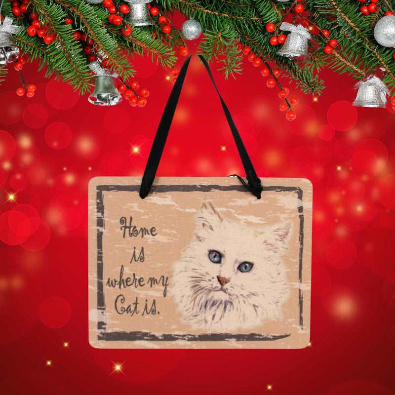 This Little Piggy White Cat Plaque - - SBKGifts.com