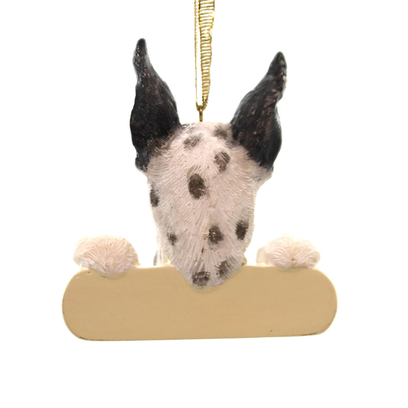 Holiday Ornament Harlequin Great Dane - - SBKGifts.com