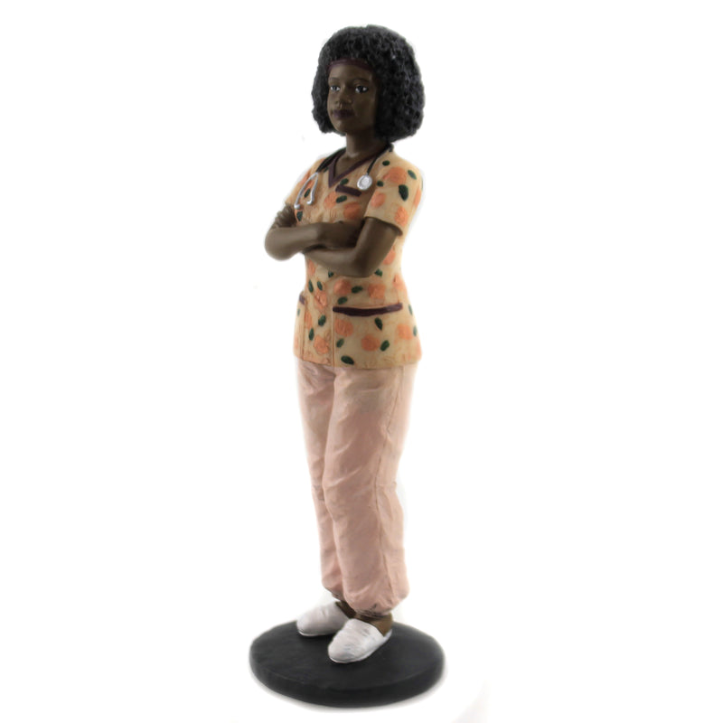 Black Art Female Nurse Black - - SBKGifts.com