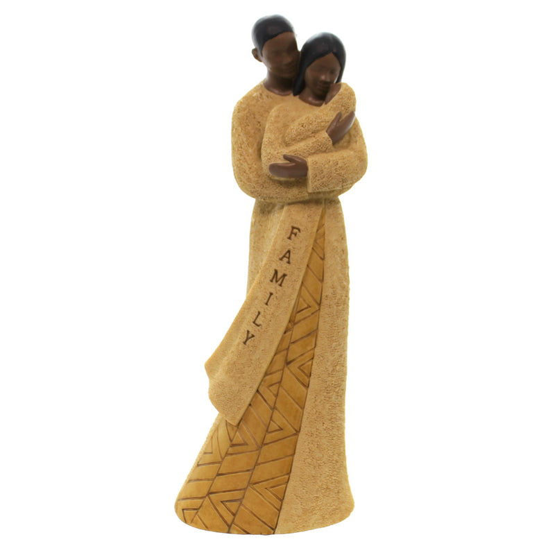 Black Art Precious Ties Family Polyresin Baby Couple 15667 (24182)