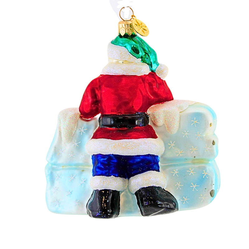 Christopher Radko Santa On Santa - - SBKGifts.com