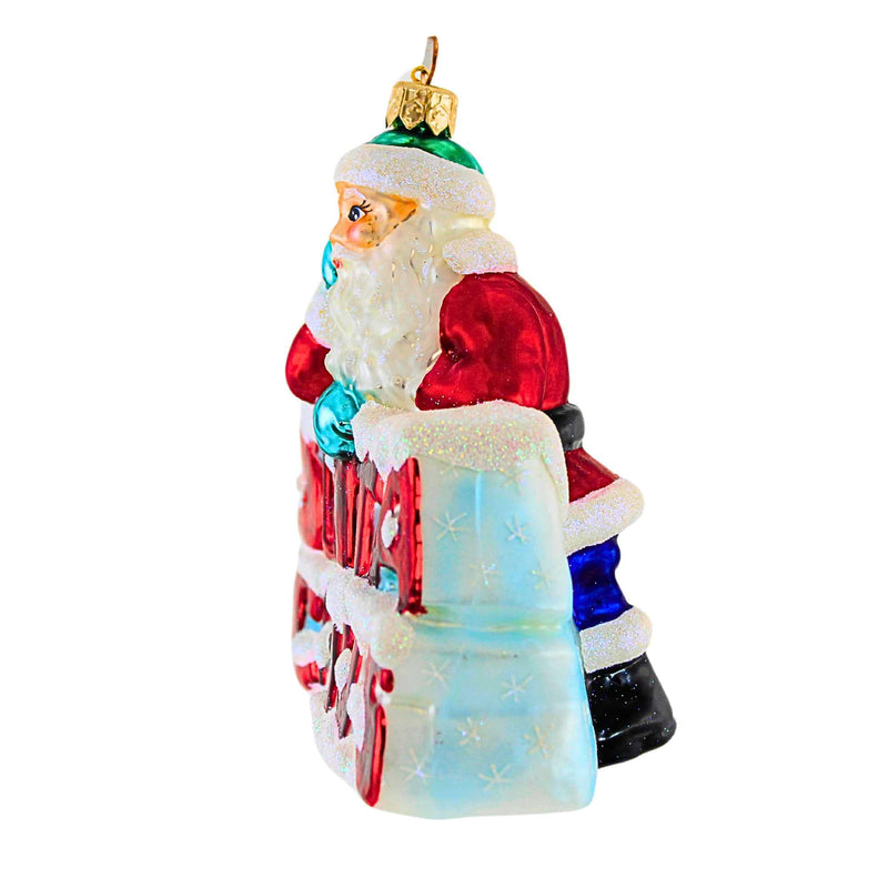 Christopher Radko Santa On Santa - - SBKGifts.com