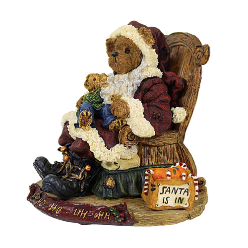 Boyds Bears Resin Kris Kringle With Joey Music - - SBKGifts.com