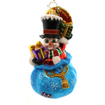 Christopher Radko A Chilly Gift Snowman Holiday Presents 1017961 (24419)