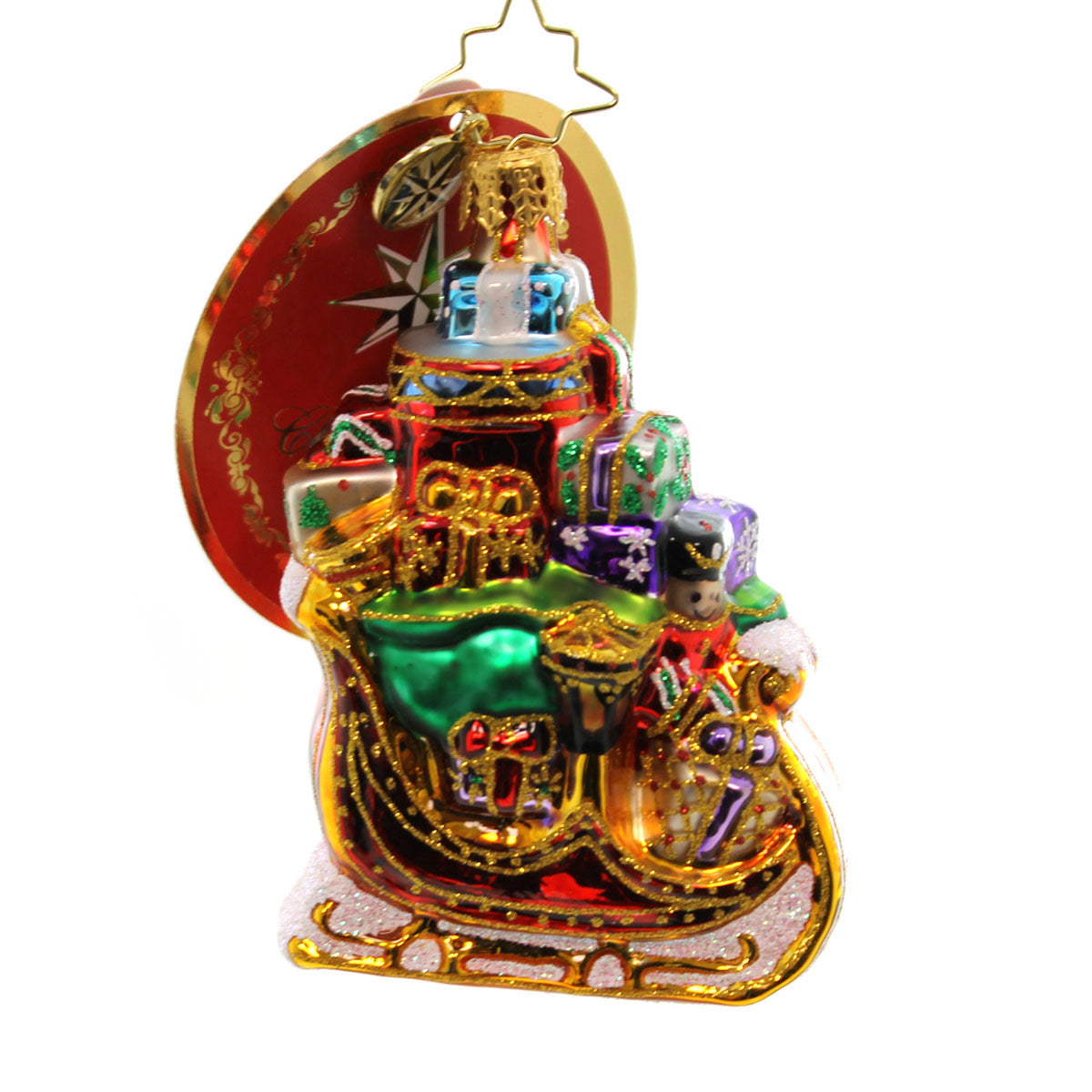 Christopher Radko Sleigh Pile Up Gem - - SBKGifts.com