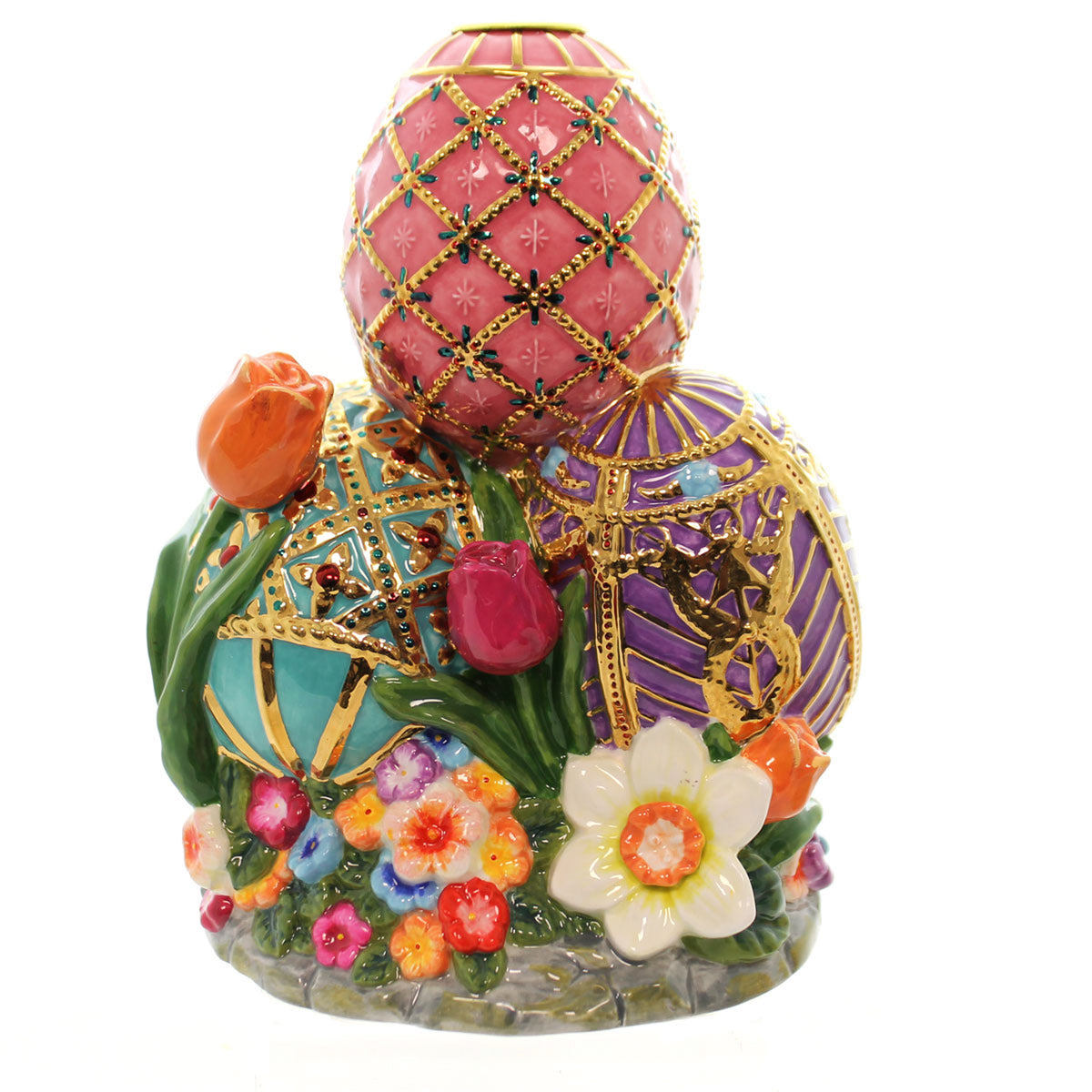 Christopher Radko Faberge Egg Candle Holder - - SBKGifts.com