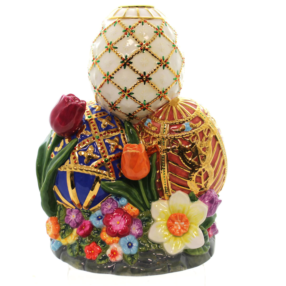 Christopher Radko Faberge Egg Candle Holder - - SBKGifts.com