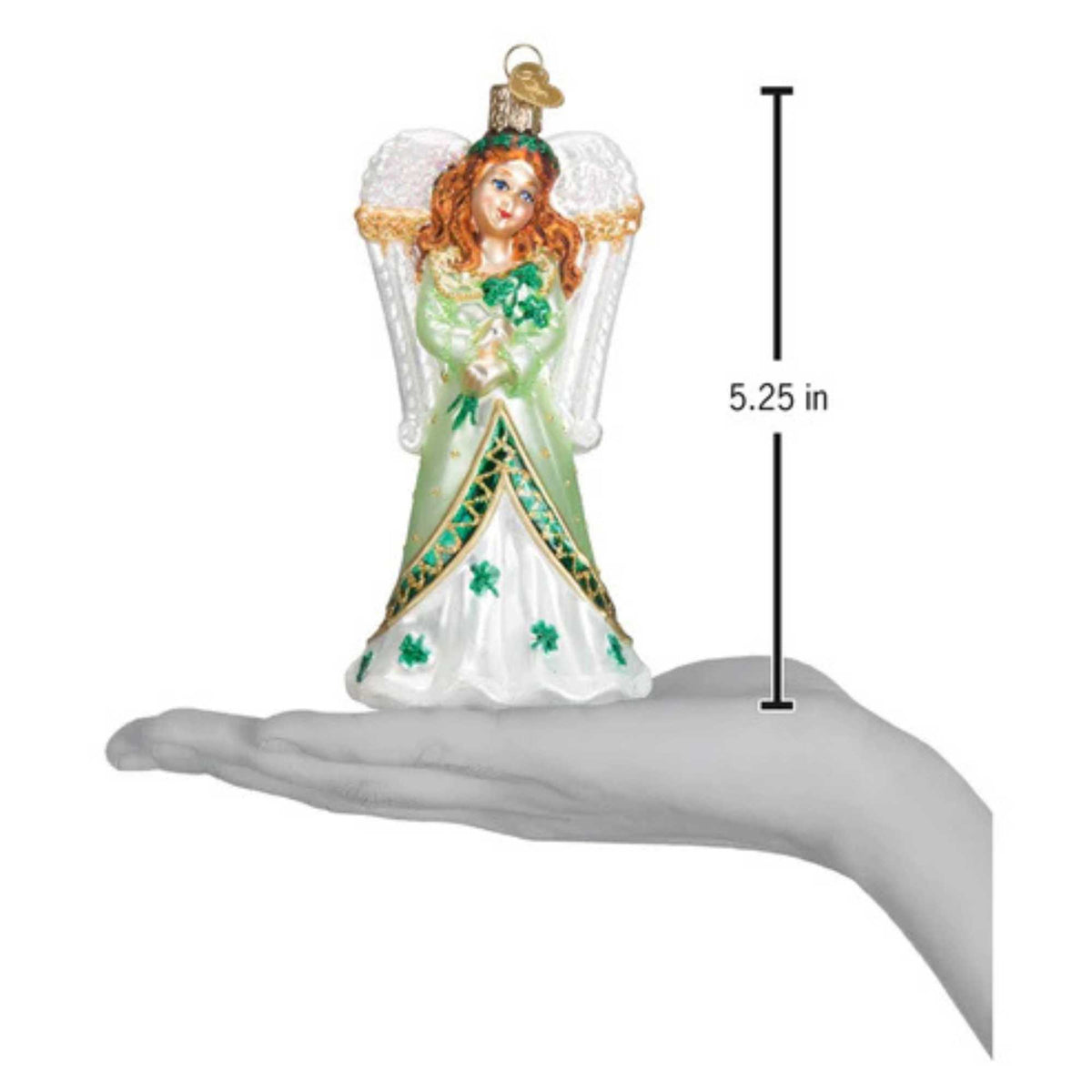 Old World Christmas Irish Angel - - SBKGifts.com