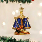 Old World Christmas Scales Of Justice - - SBKGifts.com