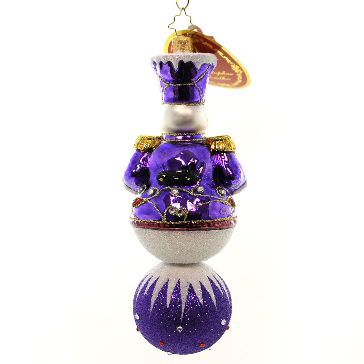 Christopher Radko Violet Marshal - - SBKGifts.com