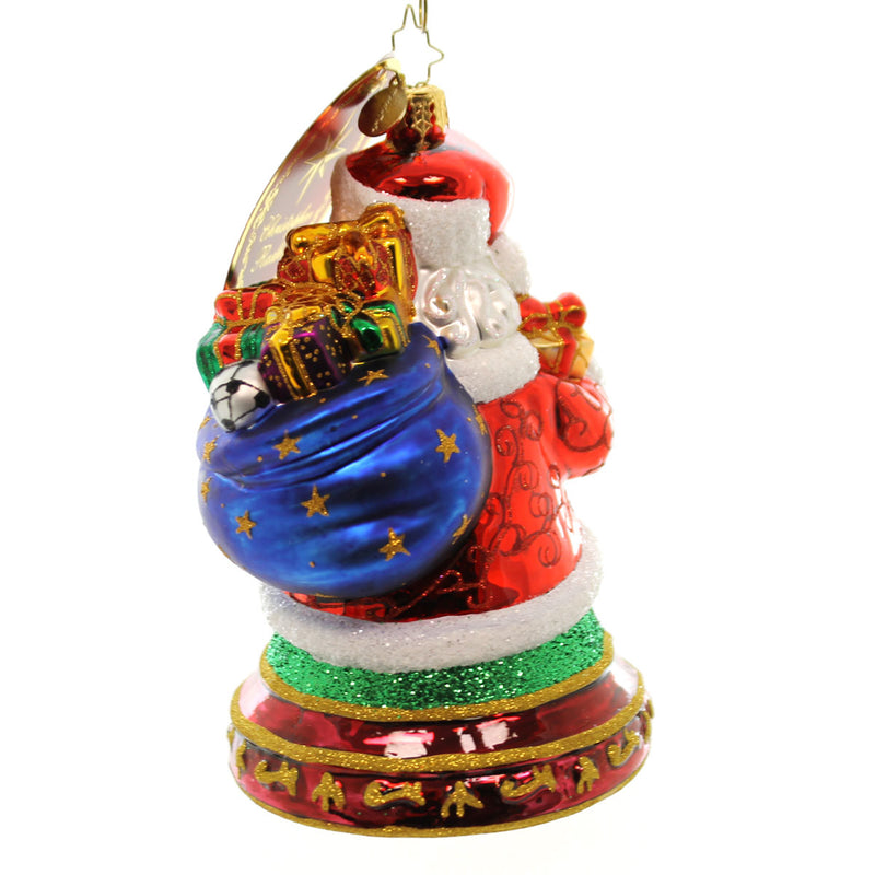 Christopher Radko Santa Clapper - - SBKGifts.com