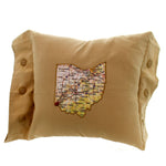 Home Decor Ohio Home Is Where The Heart Is Pillow Hand Made America 2132Pl (24596)