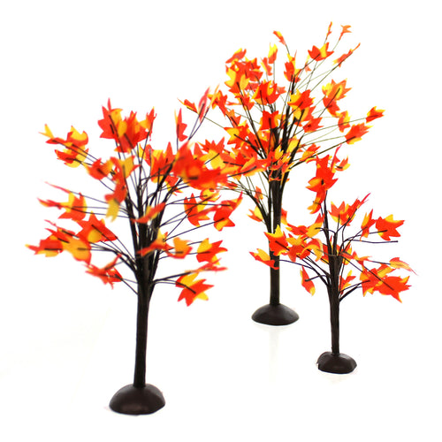 Department 56 Accessory Autumn Maple Trees Set/3 - - SBKGifts.com