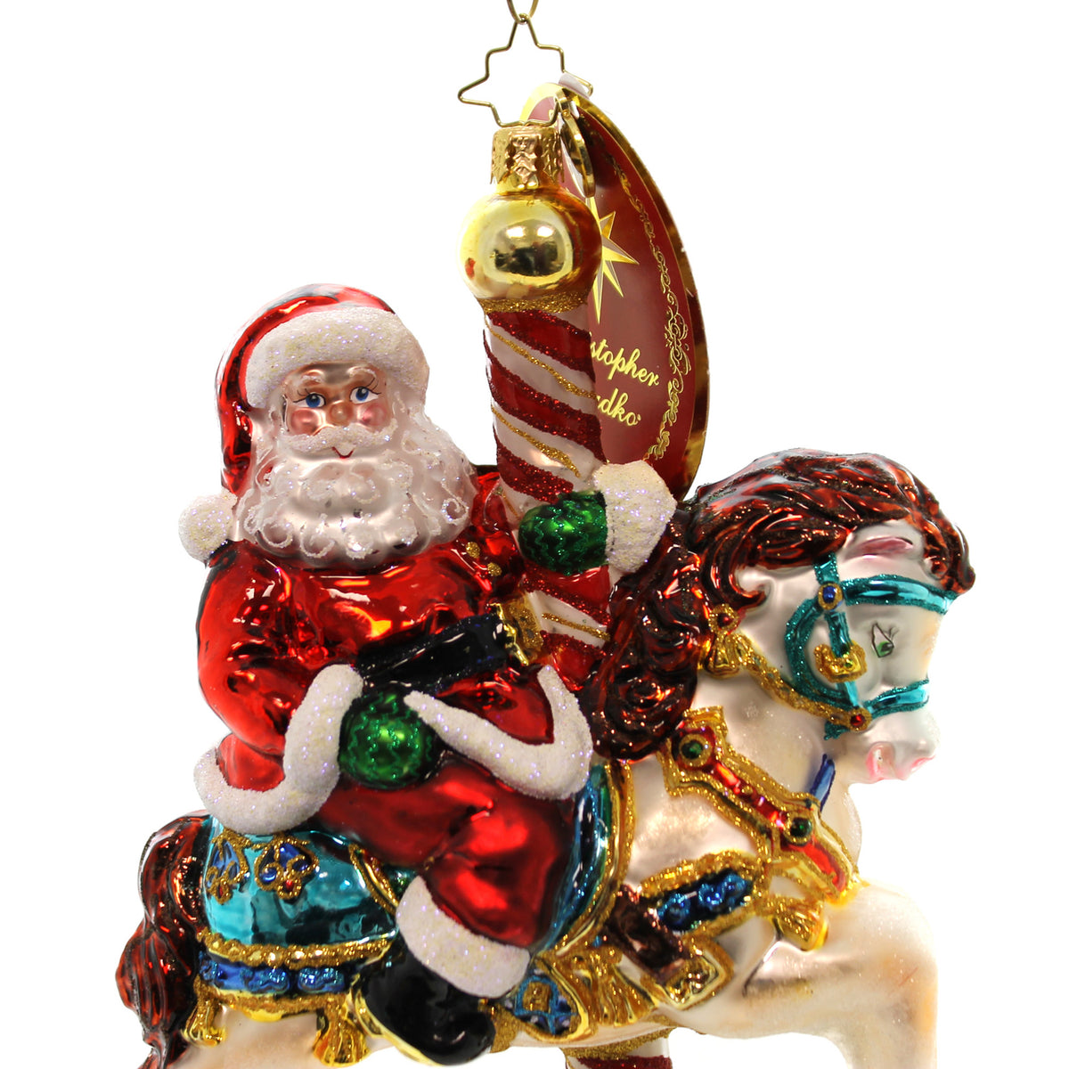 Christopher Radko Carousel Claus - - SBKGifts.com