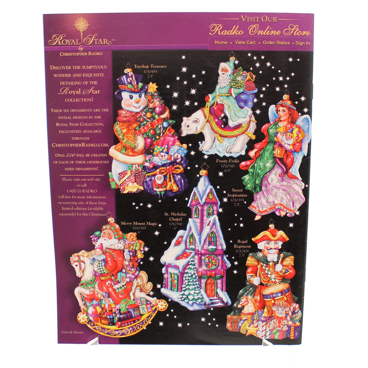 Christopher Radko Starlight 2002 Magazine - - SBKGifts.com