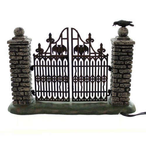 Department 56 Villages Spooky Wrought Iron Gate - - SBKGifts.com