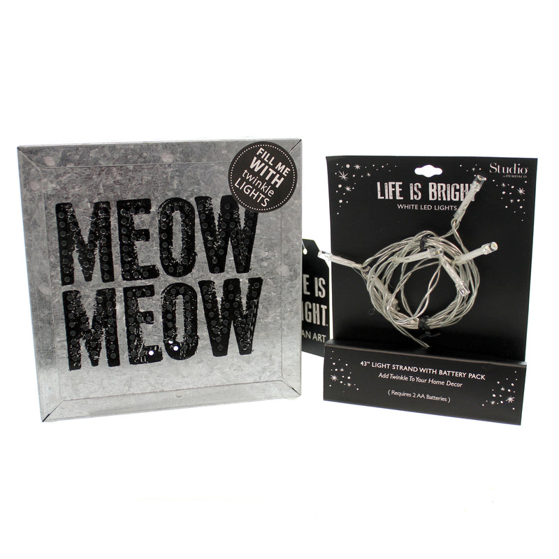 (25077) Meow Meow Metal Wall Art