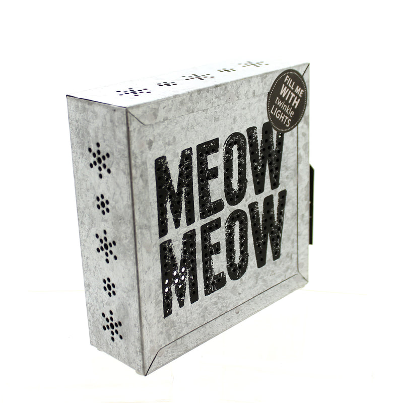 Home Decor Meow Meow Metal Wall Art - - SBKGifts.com