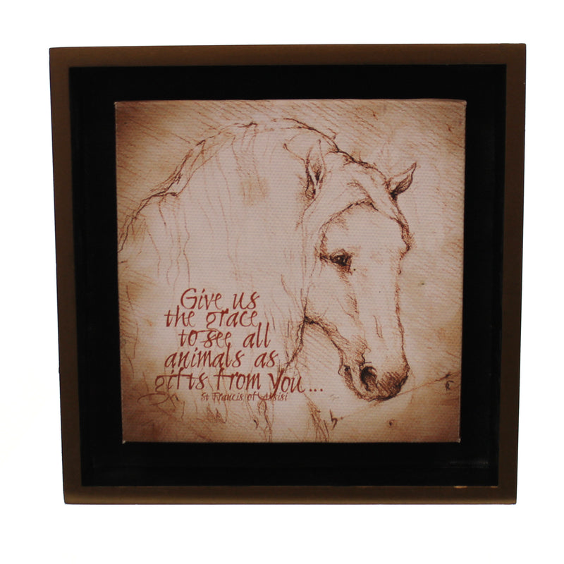 (25081) Animal Lp Horse Grace Shadow Box, 5.50 Inch, Leonardo's Portfolio 3005050652