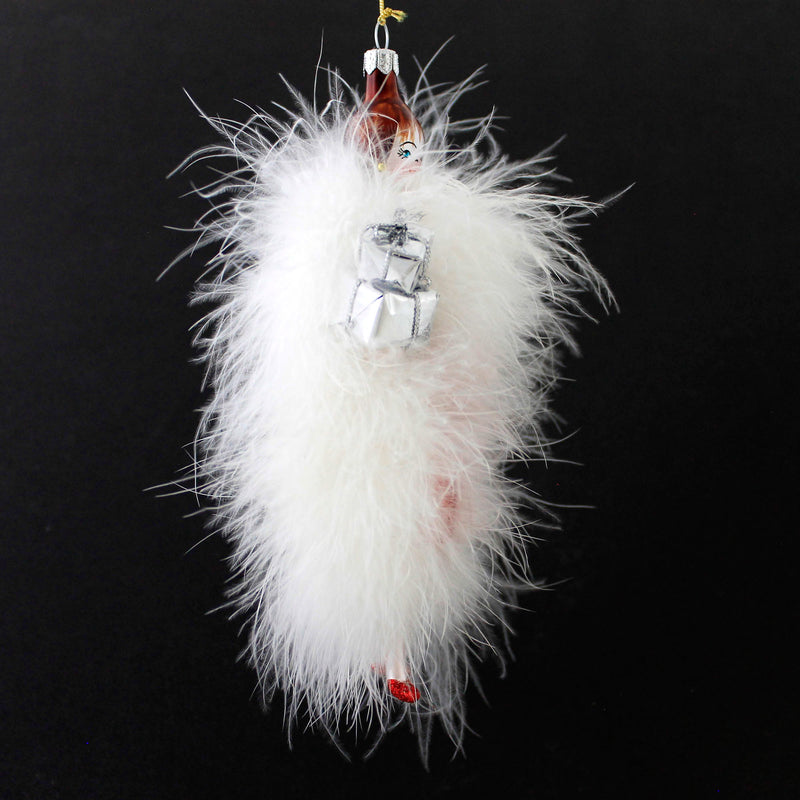 De Carlini Italian Ornaments Miss Marlowe In Merry Mode - - SBKGifts.com