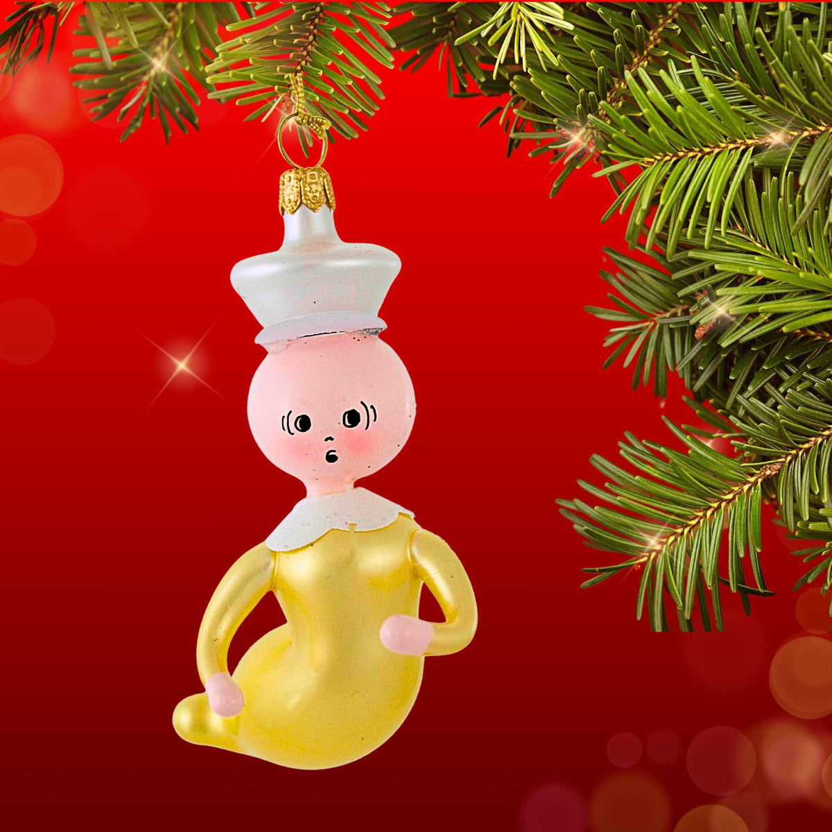 De Carlini Italian Ornaments Sweet Pea - - SBKGifts.com