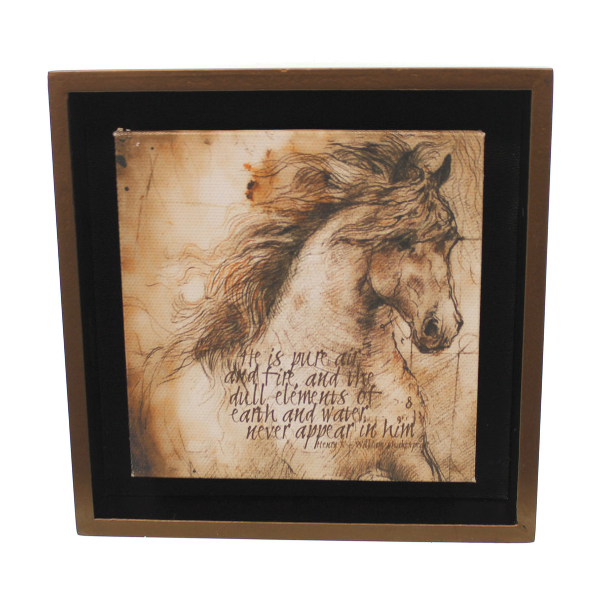(25186) Lp Horse Pure Air Shadow Box