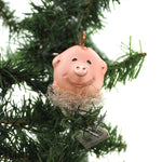 Inge Glas German Savings Clip-On Glass Piggy Bank Ornament German 105314 (25200)