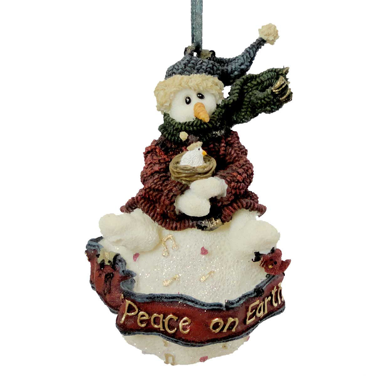 (2527) Robin Peace On Earth Ornament