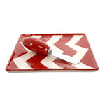 Tabletop Simply  Zig Zag Cheese Plate - - SBKGifts.com