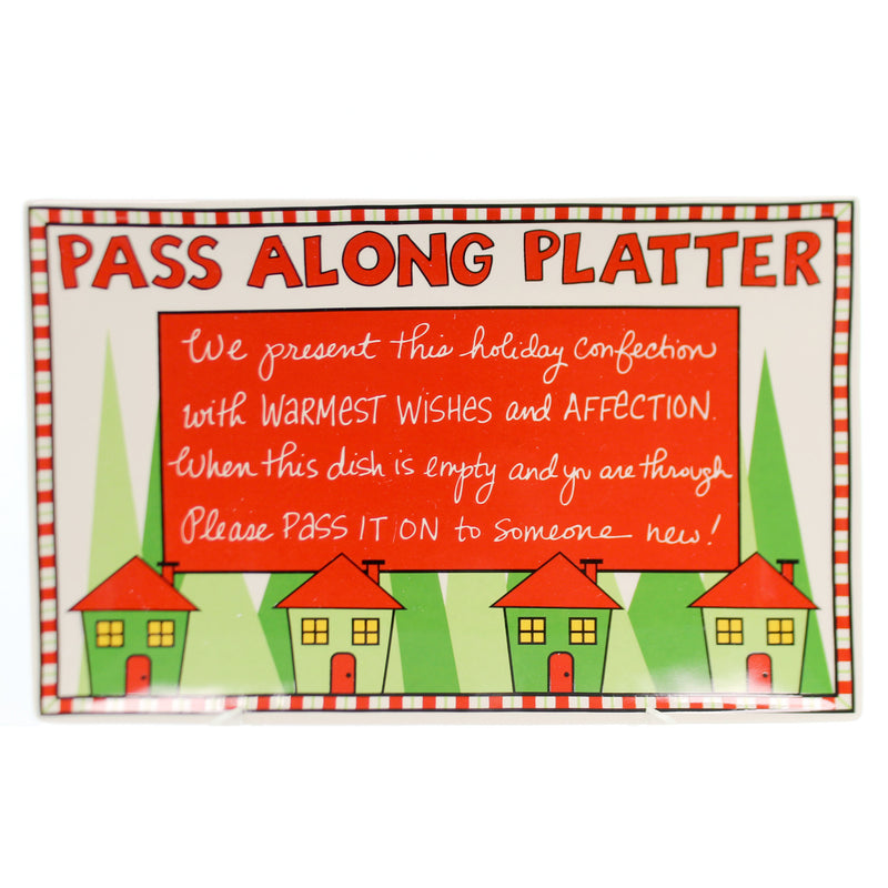 Tabletop Pass Along Platter Ceramic Shareable Christmas Platter 4048736 (25660)