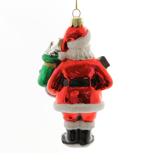 Holiday Ornament Santa With Hershey Bar - - SBKGifts.com