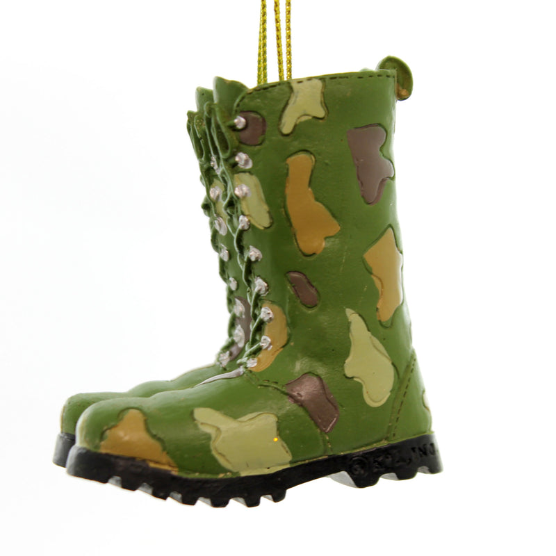 Fatigue Boots Ornament - One Ornament 2.75 Inch, Polyresin - Military Combat Resin A1162 (25799)