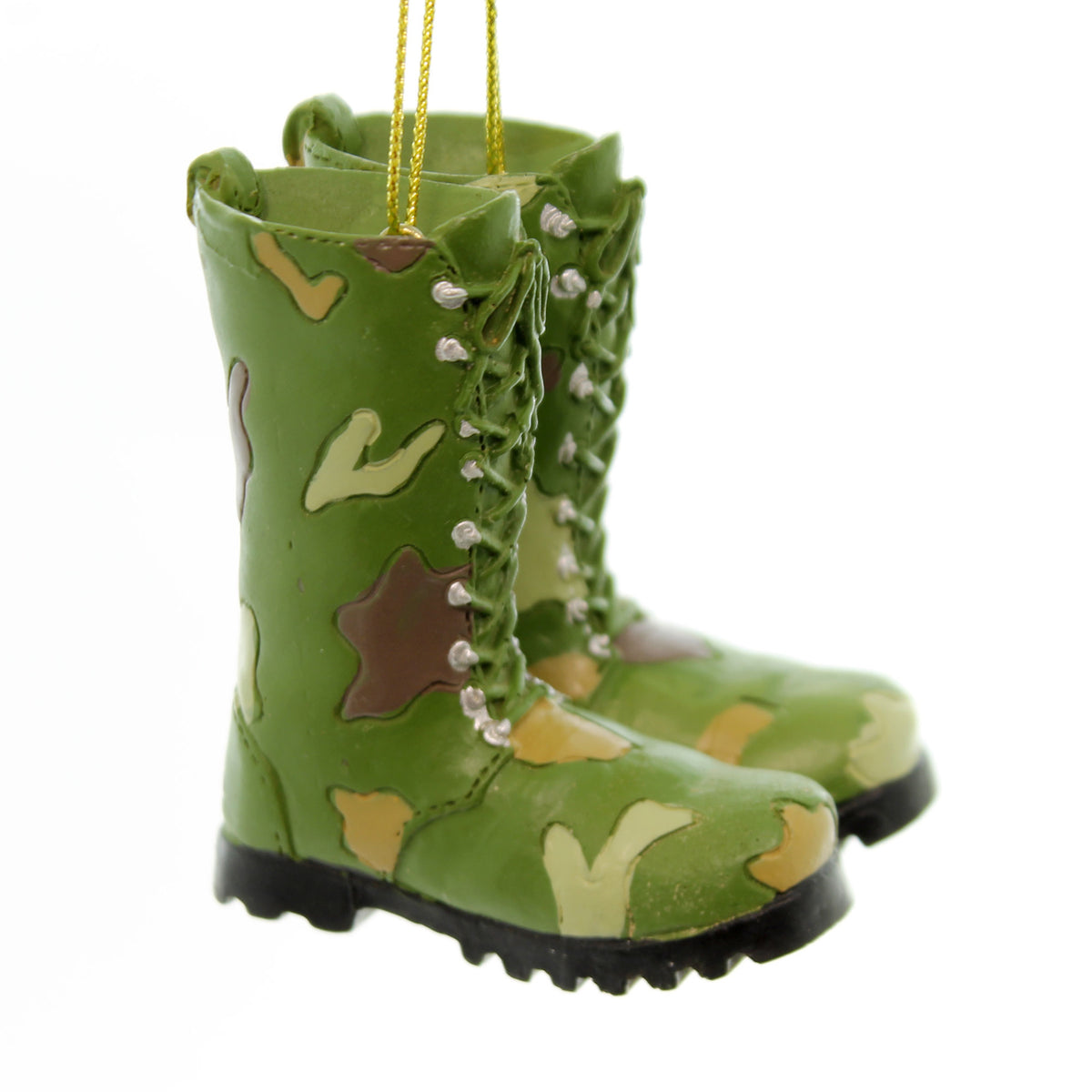 Holiday Ornament Fatigue Boots Ornament - - SBKGifts.com