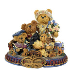 Boyds Bears Resin Gary, Tina, Matt, & Bailey...From Our Home To You - One Figurine 4.5 Inch, Resin - Limited Edition Bearstone 227804 (2581)